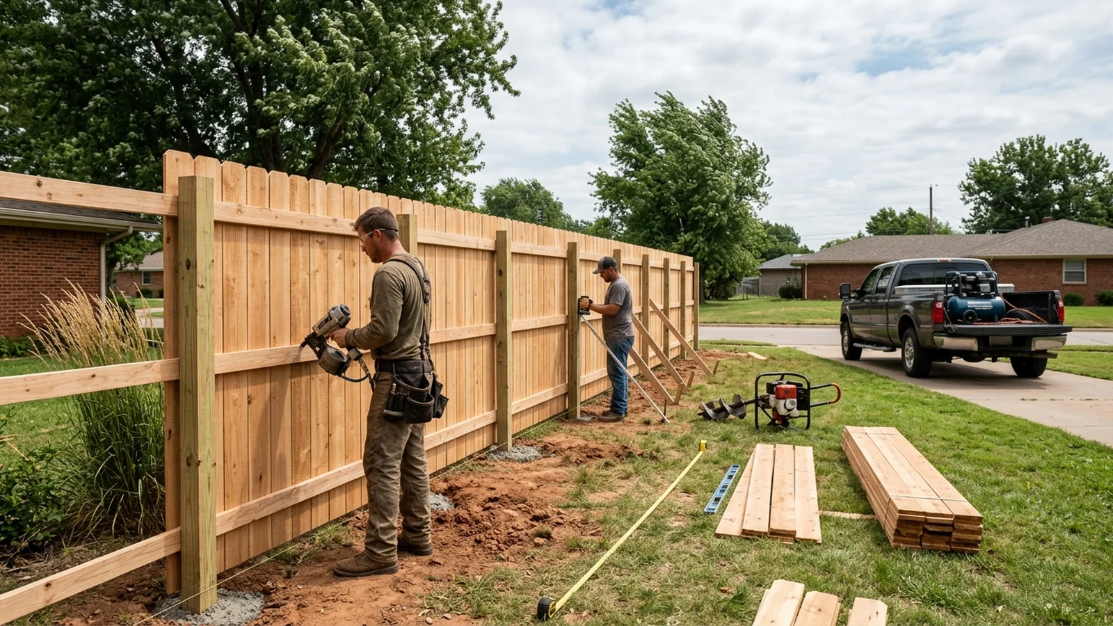 Wood & Privacy Fence Installation professional in Wichita